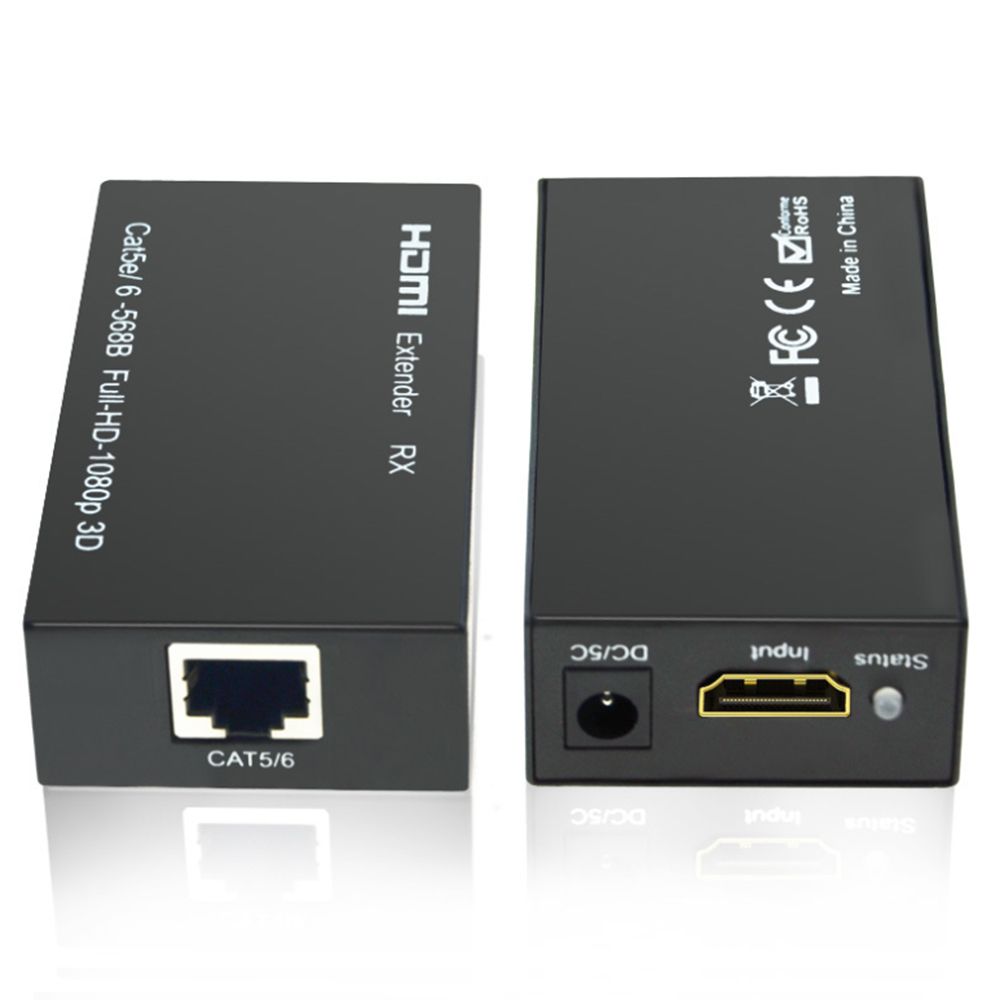 Privilegium Modstander stak HDMI Extender Over Single Cat6 UTP Cable HDMI Transmitter Receiver IR HDMI  Extender 60M | Virtual World Communications – One Stop for All Solutions in  Pakistan